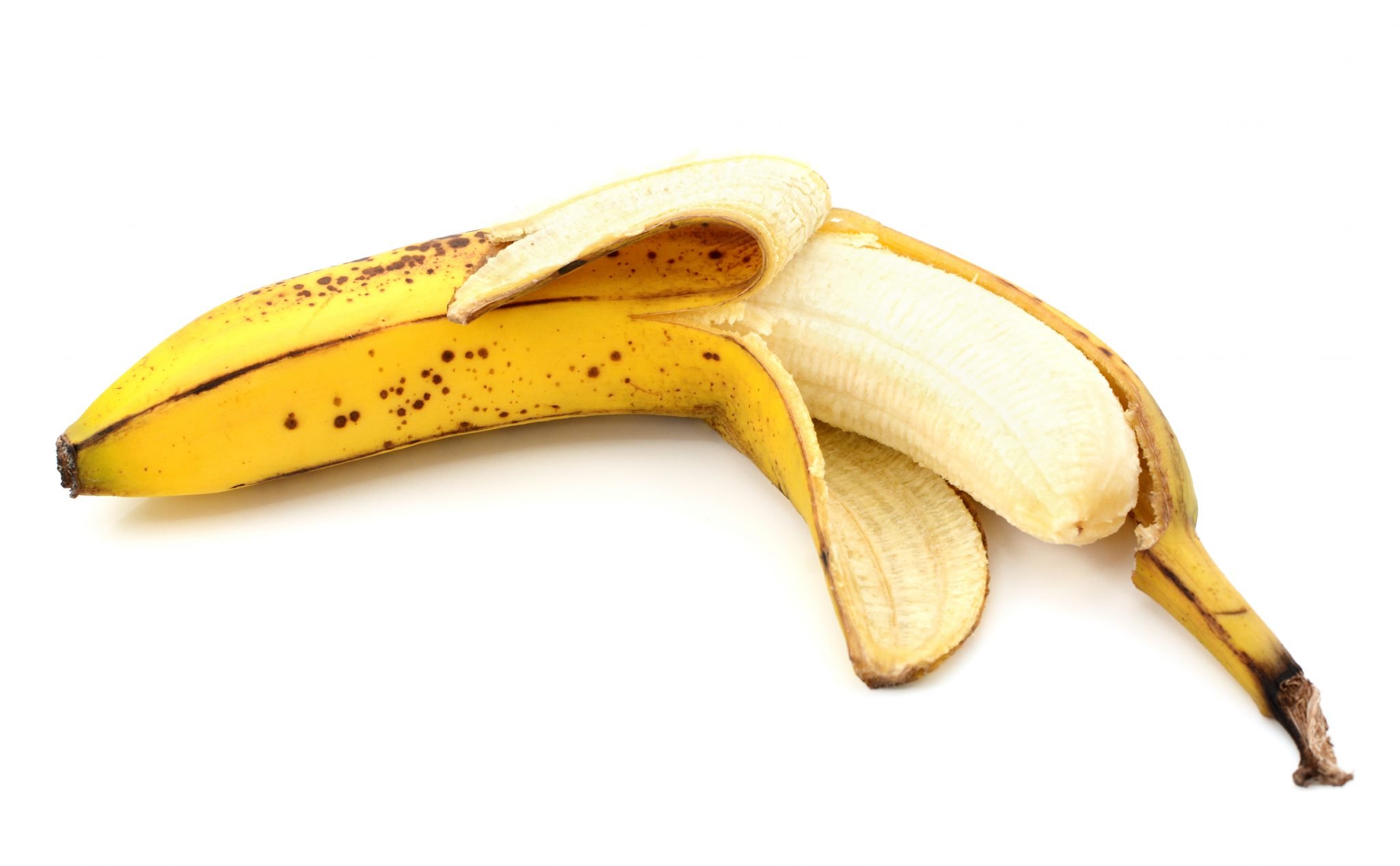 Пятнистый банан очищенный