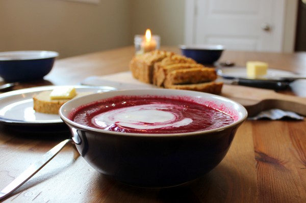 Beet soup - hot or cold - health home and happiness