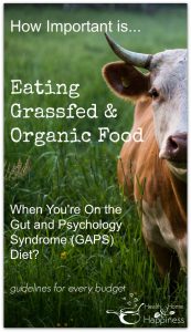How Important is Buying Organic on The GAPS Diet?