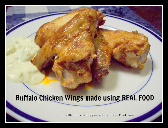 Buffalo Chicken Wings GAPS Friendly