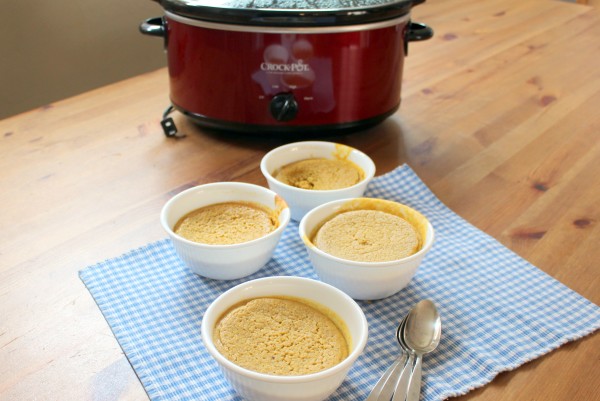 dairy free pumpkin custard in the crockpot