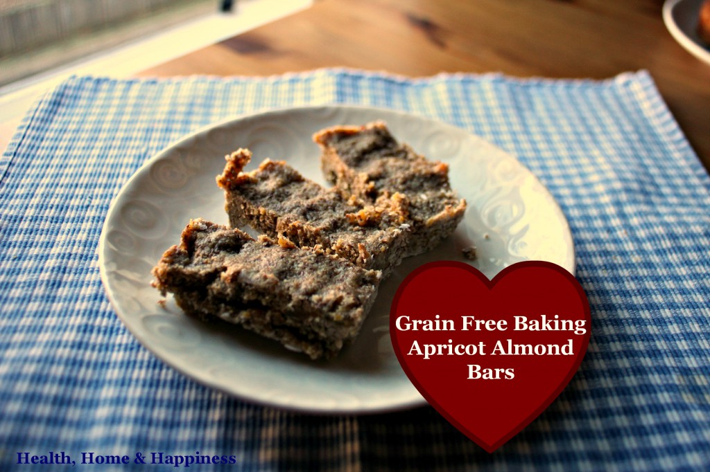 Grain Free Baking No Bake Apricot Almond Bars Health Home Happiness