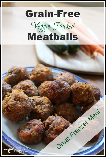 Grain-Free Veggie Packed Meatballs - Great Freezer Meal