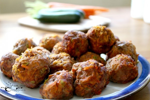 Veggie Packed Grain Free Meatballs - perfect freezer recipe