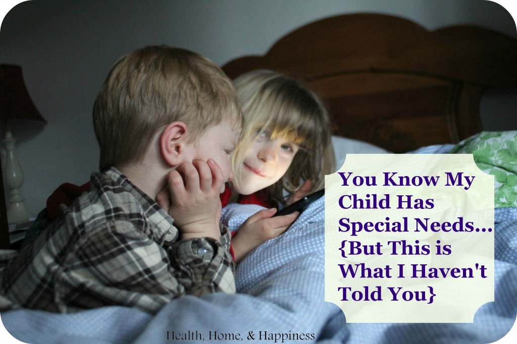 What You Don't Know About My Daughter With Special Needs