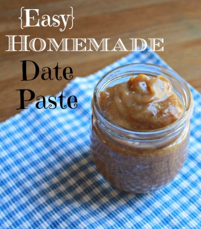 Easy Homemade Date Paste - from Health, Home & Happiness