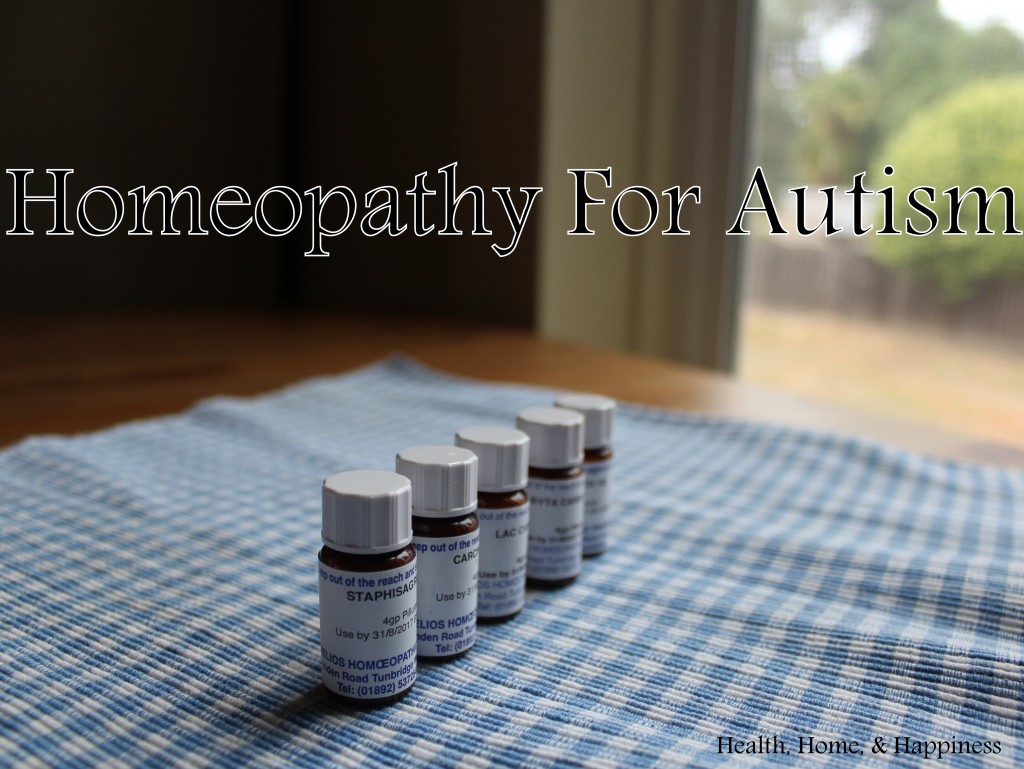 Homeopathic remedies for autism