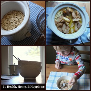 overnight oatmeal by Health Home & Happiness