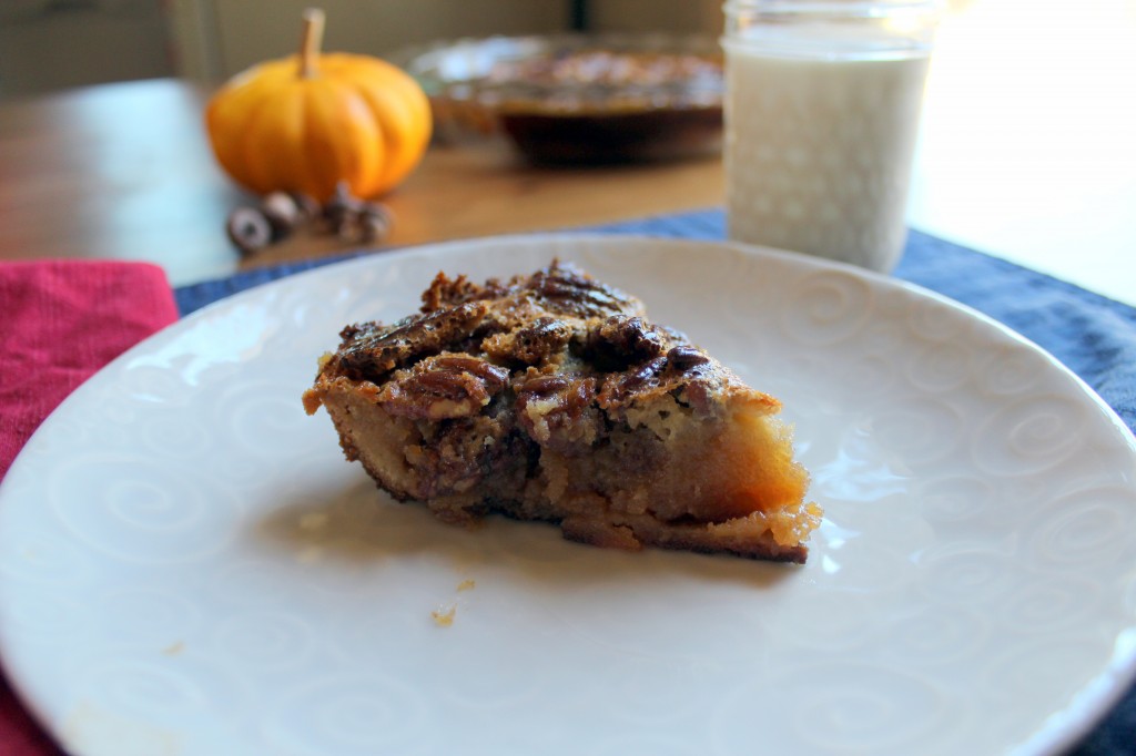 GAPS Friendly Pecan Pie made witih honey