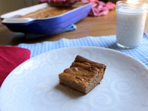Nutbutter Brownies- Perfect for Healthy Lunchboxes!