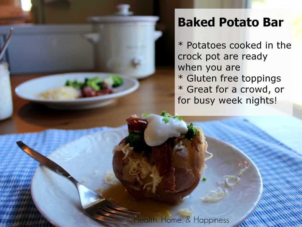 Slow Cooker Jacket Potatoes {Easiest Ever Recipe!}