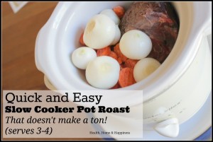 GAPS friendly pot roast in slow cooker - easy and the kids love it