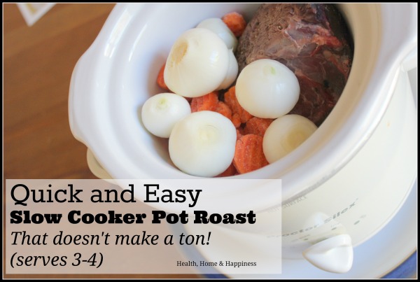 GAPS friendly pot roast in slow cooker - easy and the kids love it