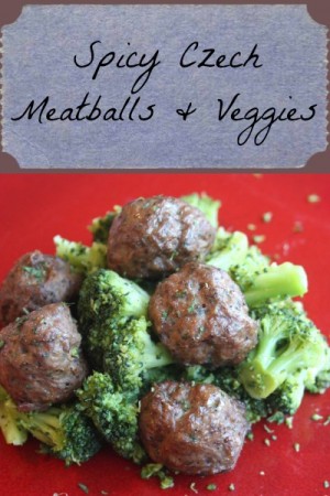 Spicy Czech Meatballs & Veggies (GAPS, Paleo) from Health, Home & Happy