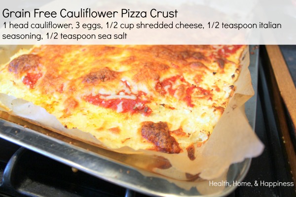 Caulifower pizza  recipe