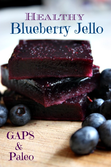 Blueberry Jello Homemade with Real Fruit ⋆ Health, Home, & Happiness