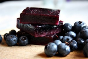 Blueberry Jello Homemade with Real Fruit