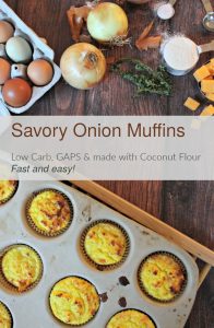 Savory Onion Muffins – GAPS diet friendly