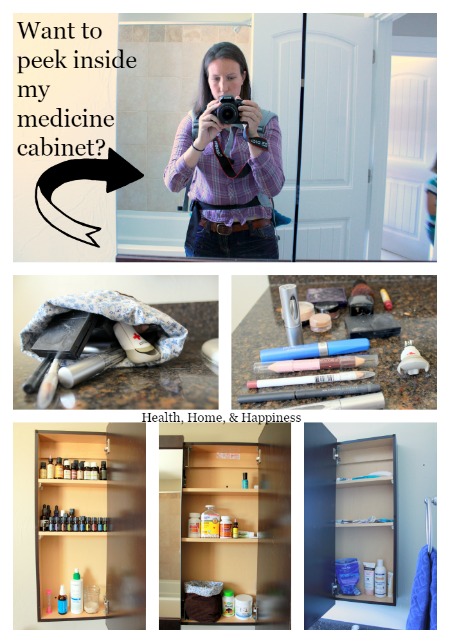 Take a peek inside the Health Home and Happiness medicine cabinet