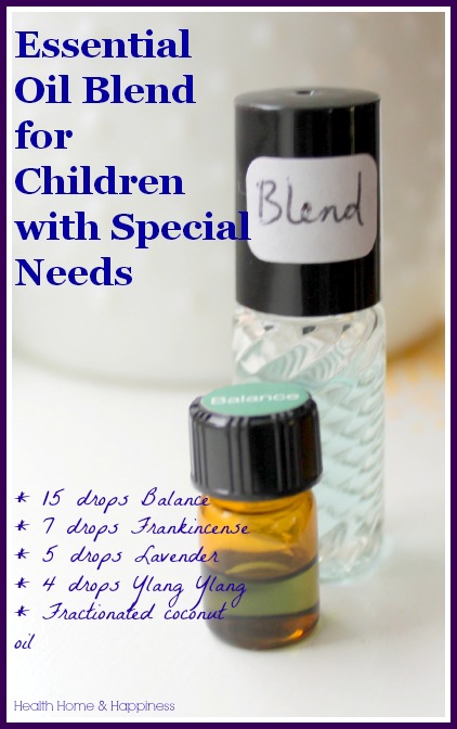 essential oil blend recipe for special needs - health home and happiness