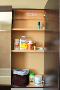 health home and happiness medicine cabinet middle