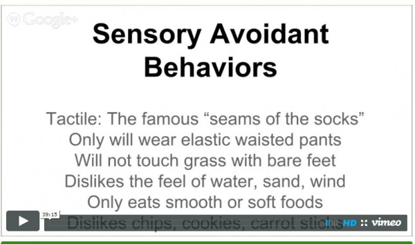 sensory webinar screenshot