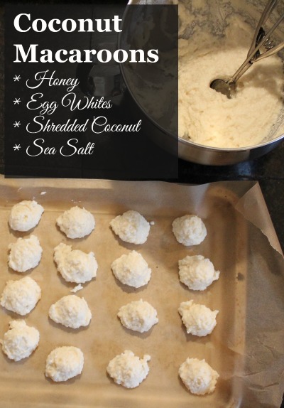 Coconut Macaroons before baking