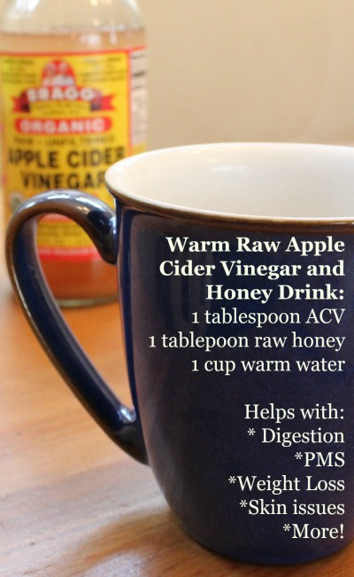 Warm Raw Honey Apple Cider Vinegar Drink recipe