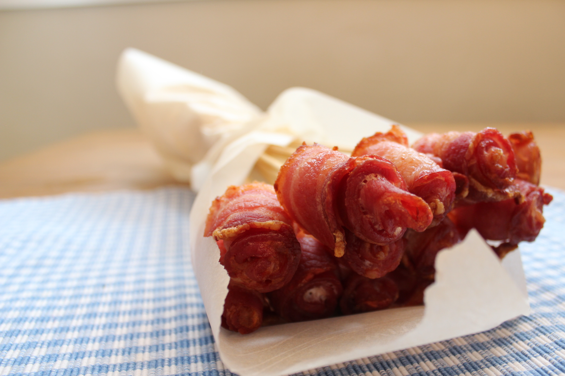 Easy Homemade Bacon Roses - Health, Home, & Happiness