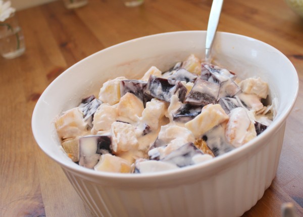 jello salad in bowl