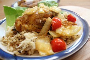 Brazillian Chicken over Cauliflower Rice - Copy
