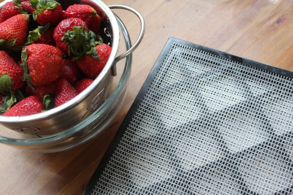 How to dry strawberries 1