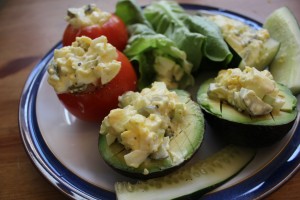 Stuffed Avocados - Egg Salad