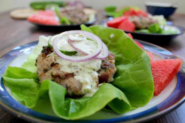 Greek turkey burgers full size