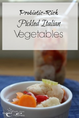 lactofermented pickled italian vegetables