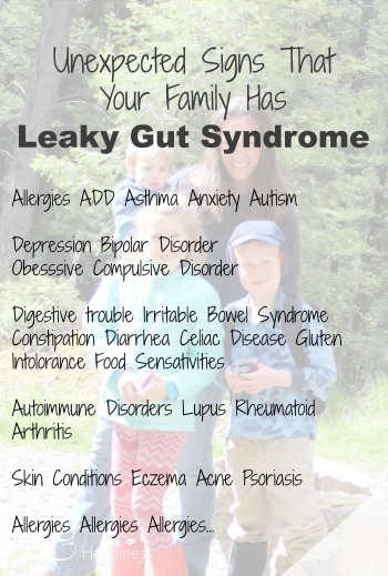 unexpected signs that your family has leaky gut