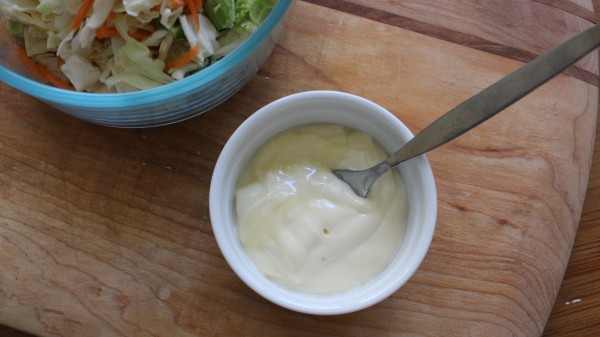 Easy Salad Dressing with Avocado Mayo