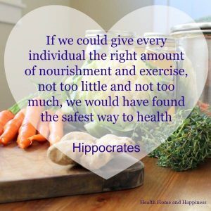 Nourishment and exercise for health