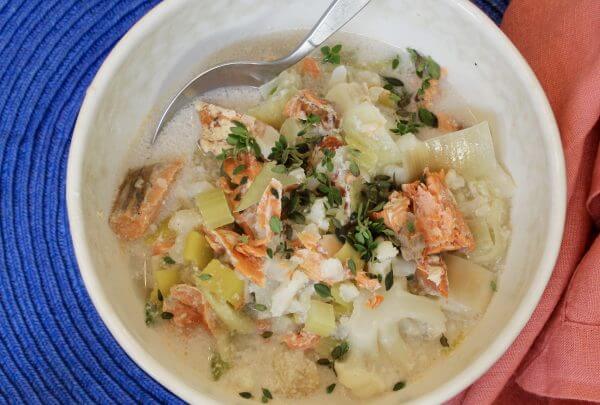 Salmon Chowder - GAPS and Paleo