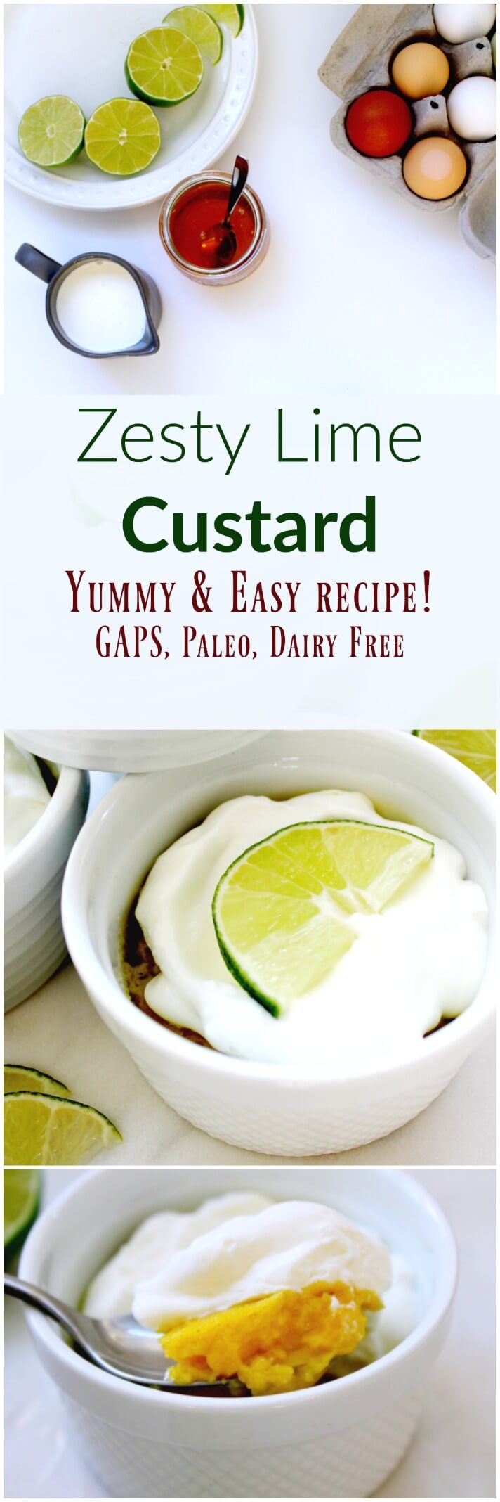Easy recipe - Zesty Lime Custard
