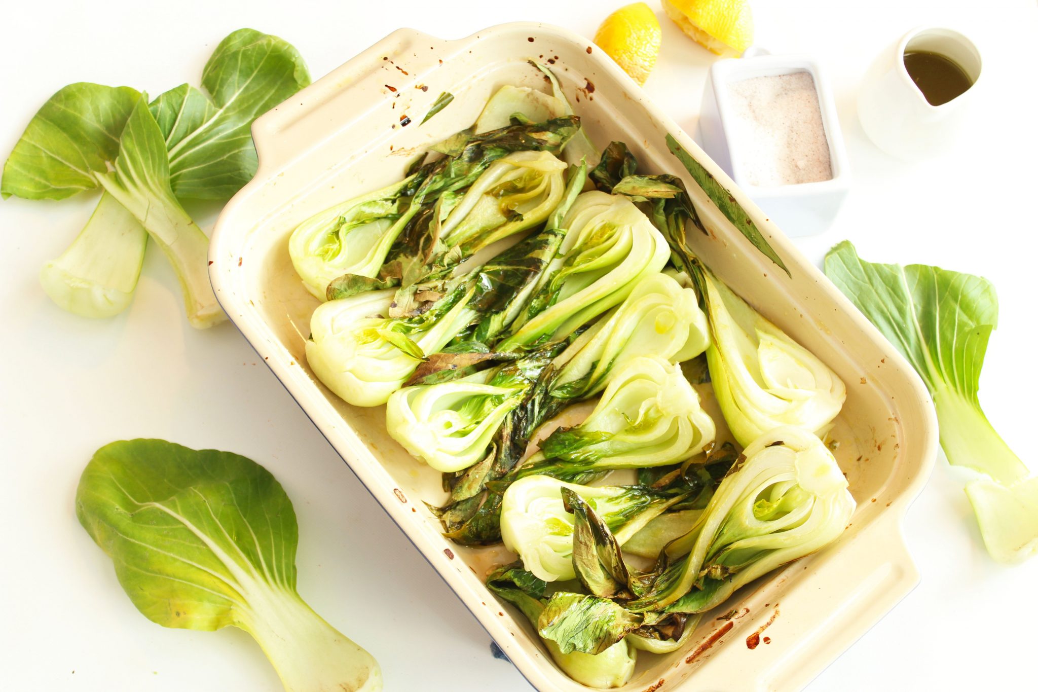 Easy Oven-Roasted Baby Bok Choy