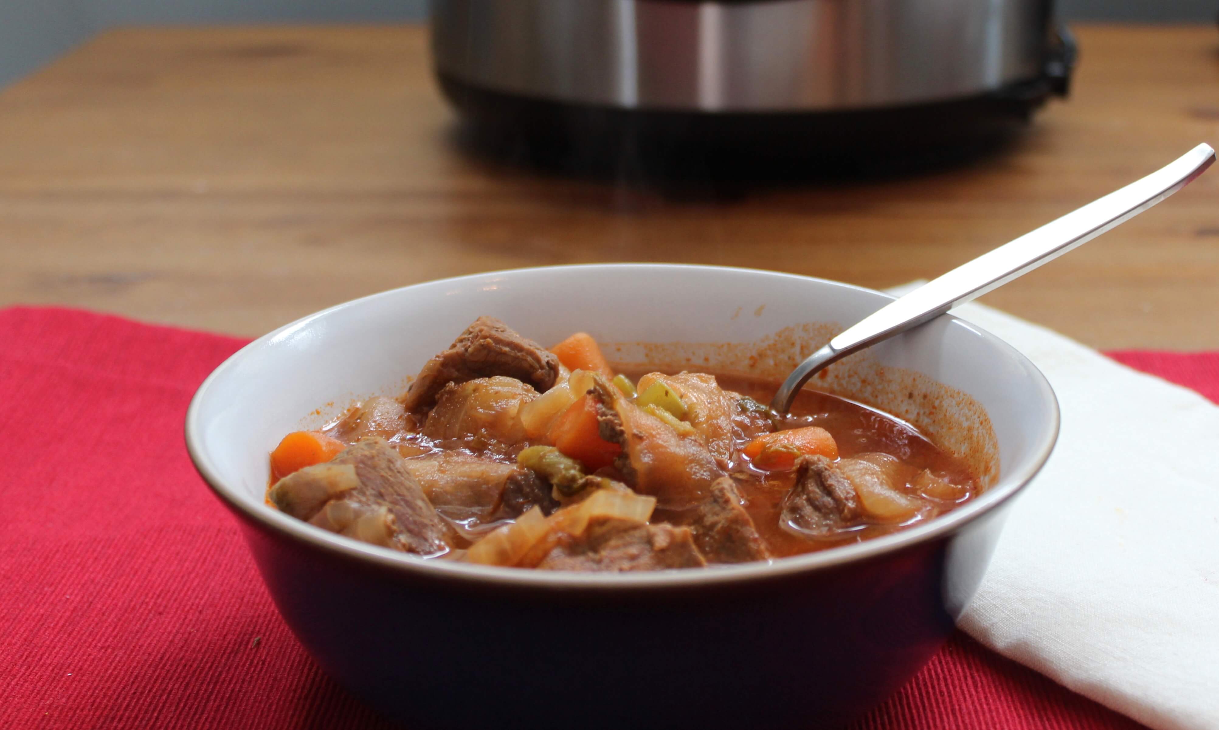 Instant Pot Beef Stew {Healthy + Easy} –