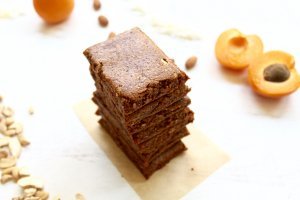 Homemade Apricot-Coconut Paleo Protein Bars (GAPS, Whole30, like RX Bars)