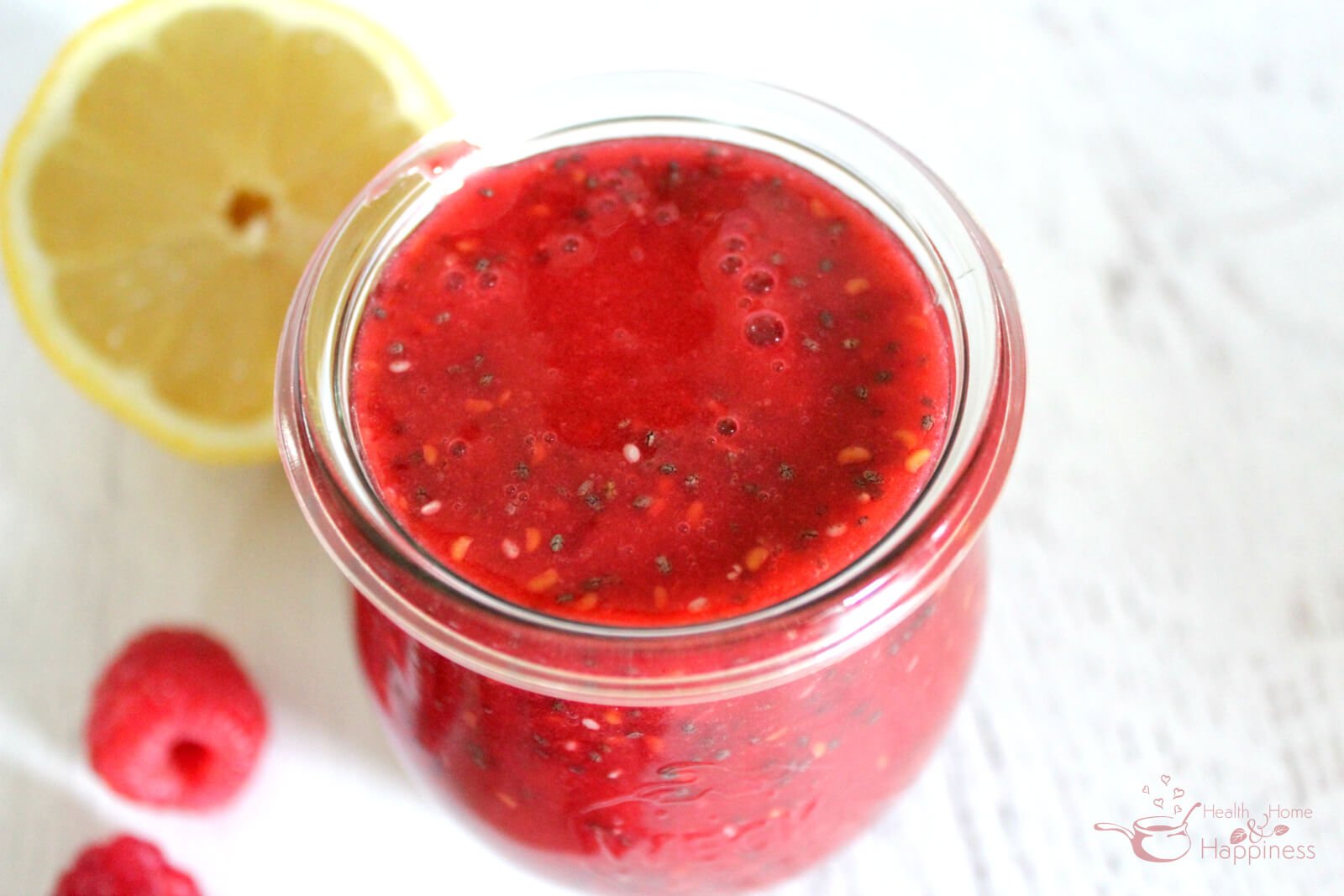 Quick No-Cook Raspberry Chia Jam (GAPS, Paleo)