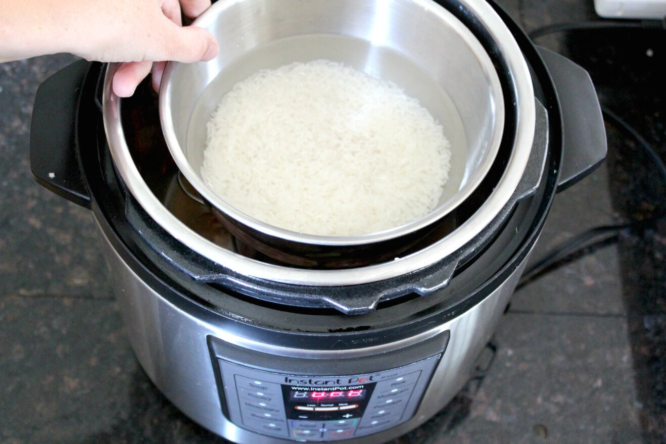 Instant Pot Pot in Pot Rice