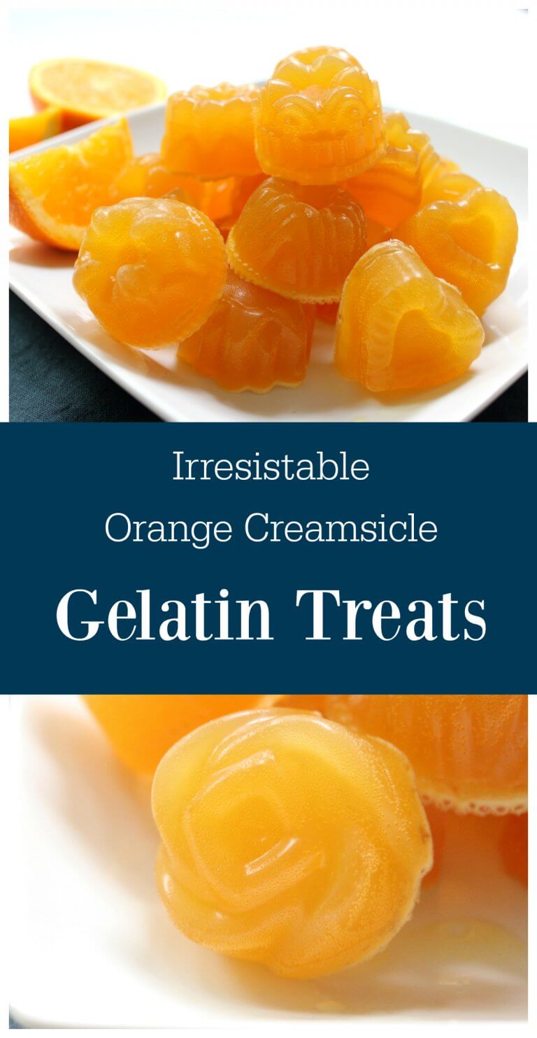 Irresistible Orange Creamsicle Gelatin Treats ⋆ Health, Home, & Happiness