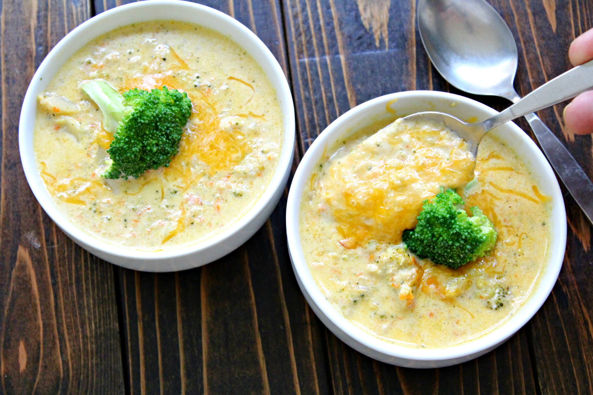 Gluten-Free Broccoli Cheese Soup