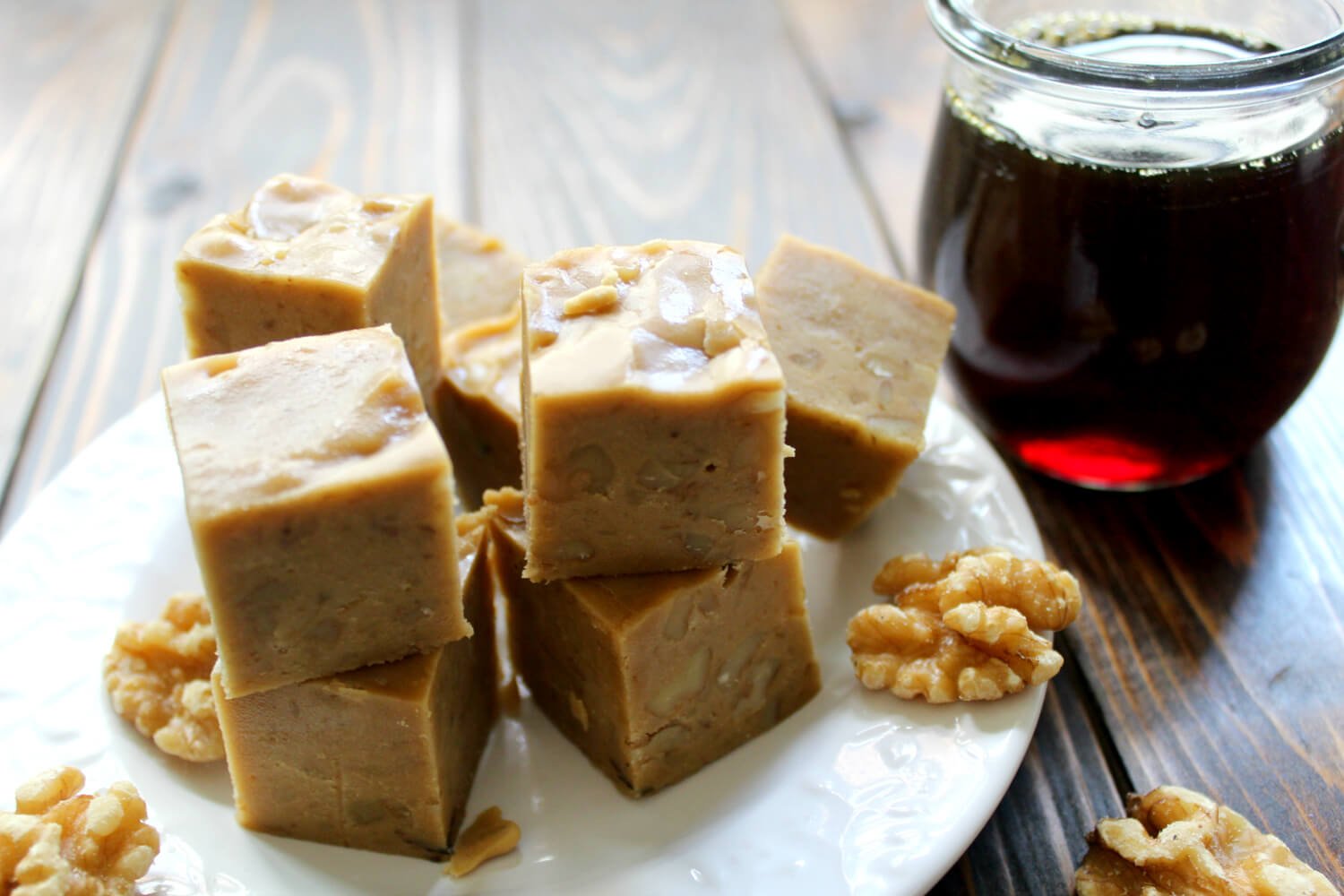 Real Maple-Walnut Fudge {Candy Making Without Corn Syrup}