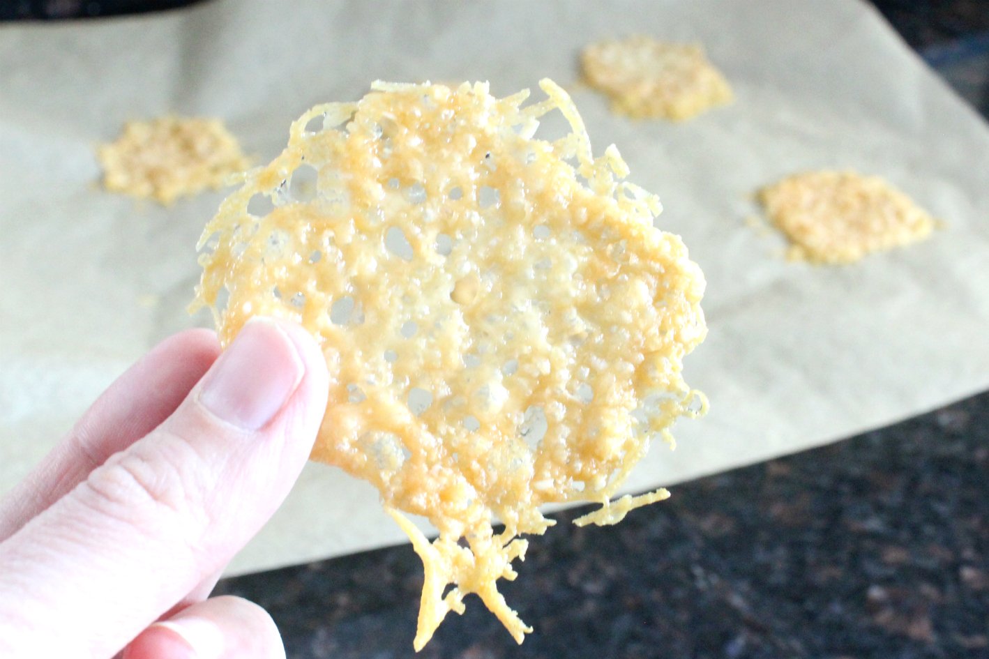 Easy Baked Parmesan Cheese Crisps (Keto, GAPS, Low Carb)
