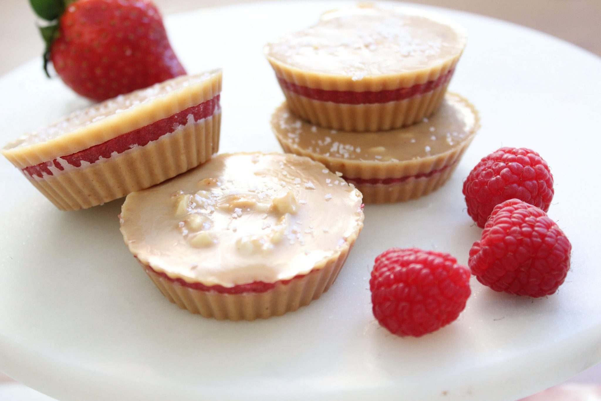 Delicious Peanut Butter and Jelly Fat Bombs (Keto)